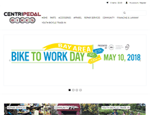 Tablet Screenshot of centripedalbikes.com